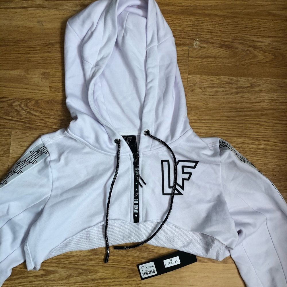 Cropped LF zip up